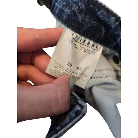 Vintage 1990s Y2K Dolce & Gabbana Womens Sz 4 Dark Wash Bootcut Blue Jeans - Picture 6 of 6